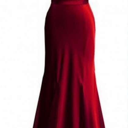 Sexy Plus Size Burgundy Long Prom Dresses Off The..