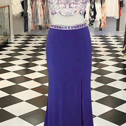 Pieces Prom Dresses,mermaid Prom Dresses,front..