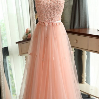 Fashion Pink Tasting Tops Shoulder Long Dresses..
