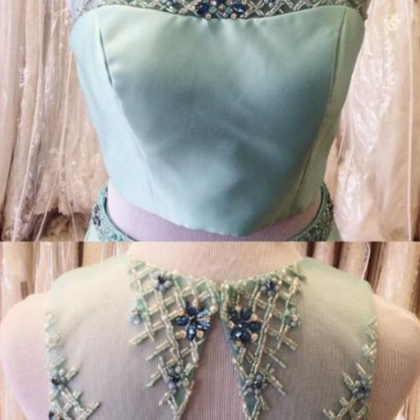 Two Pieces Mermaid Prom Dress