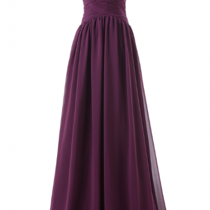 The Purple Dress Chiffon Gown With A Sexy Floor..