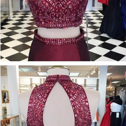 The Ornate Burgundy Ball Gown, The Sexy,..