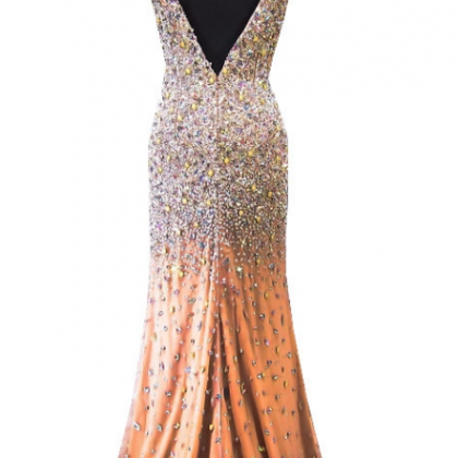 The Luxurious Mermaid Gown With A Beaded,..
