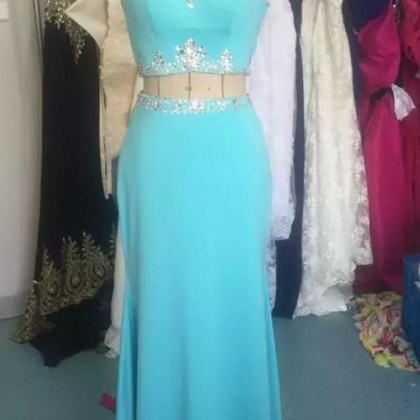 Light Blue Prom Dresses,mermaid Prom..