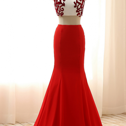 Prom Dresses , Long Red Dresses,sexy Two Pieces..