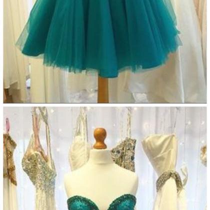 Tulle Homecoming Dress,homecoming Dresses,short..