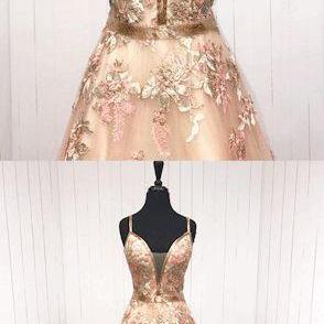Lace Long Prom Dress,lace Evening Dress