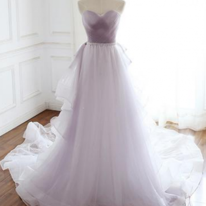 Sweetheart A Line Prom Dresses Long Evening..