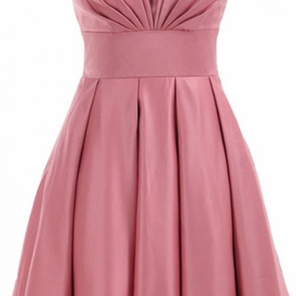 Strapless Ruched Short Homecoming Dress Featuring..