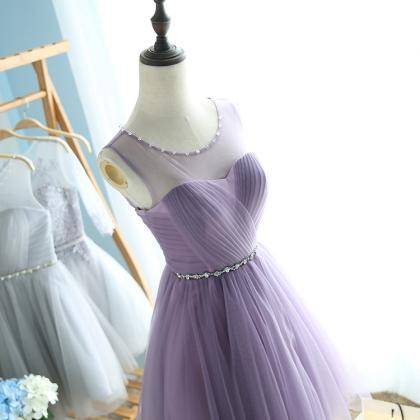 Lavender Short Homecoming Dresses,homecoming..