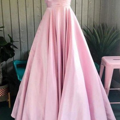Ruby Outfit Charming Pink Straps A Line Prom..