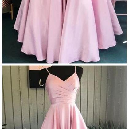 Ruby Outfit Charming Pink Straps A Line Prom..