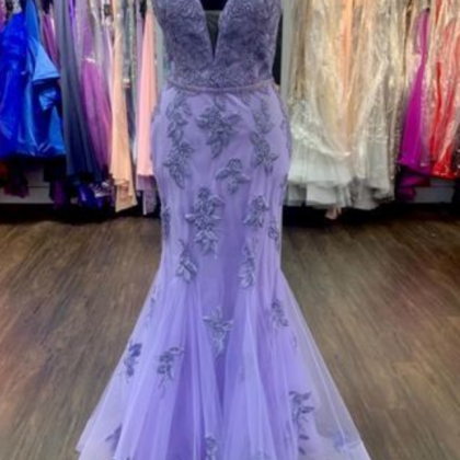 Lavender Prom Dress,evening Dress,prom Dresses