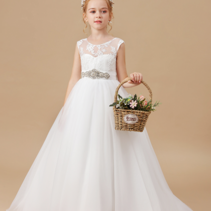 Flower Girl Dress,elegant Year Princess Children..