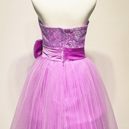 Aline Homecoming Dresses,hollow Sleeveless Tulle..