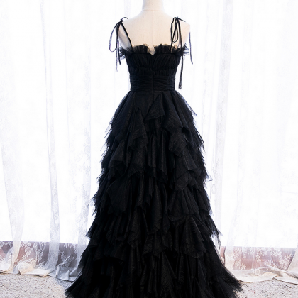 Tulle Long Prom Gown Formal Dress