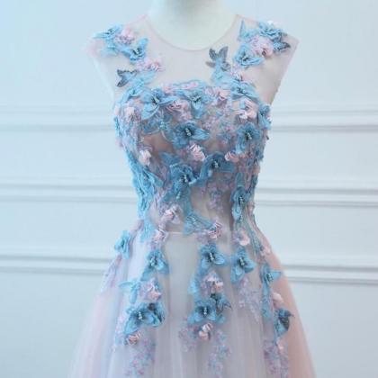 2021 Prom Dresses Long Butterfly Evening Dress..