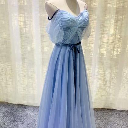 Elegant, Spaghetti Strap Bridesmaid Dress, Prom..
