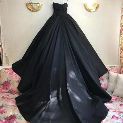 Gothic Black Ball Gown Wedding Dresses 2019 Corset..