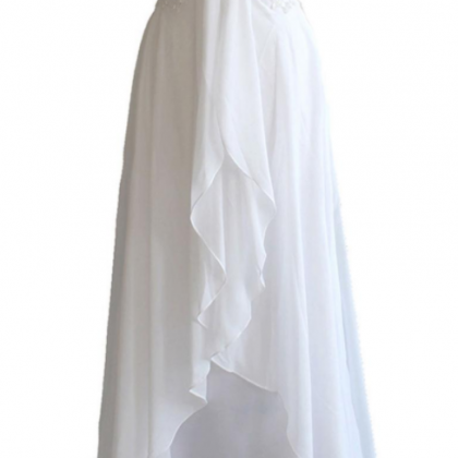 Chiffon Wedding Dresses With Appliques Beaded Plus..