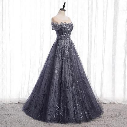 Amazing Prom Dress With Glitter Decoration // Long..