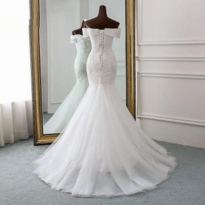 Wedding Dresses Elegant Wedding Dress Floor Length..