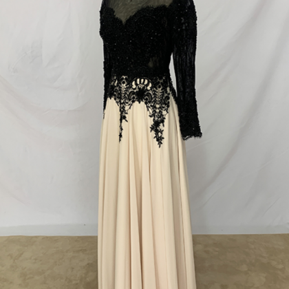 Prom Dresses Evening Dress 2022 Beaded Full Sleeve..