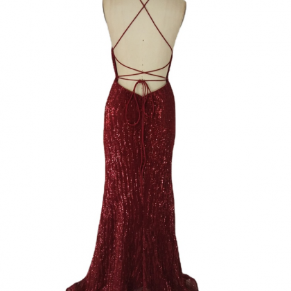 Prom Dresses Design Style Halter Pleated Sequin..