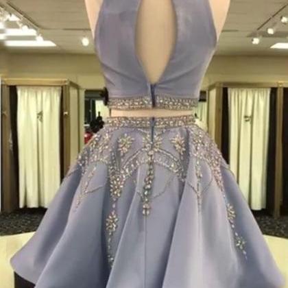 Cute Lavender Two-piece Homecoming ..