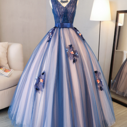 Prom Dresses, Evening Dress Colorful Gauze Skirt..