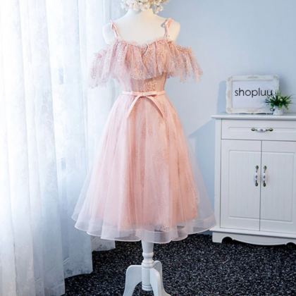 Homecoming Dresses,sweetheart Tulle Lace Short..