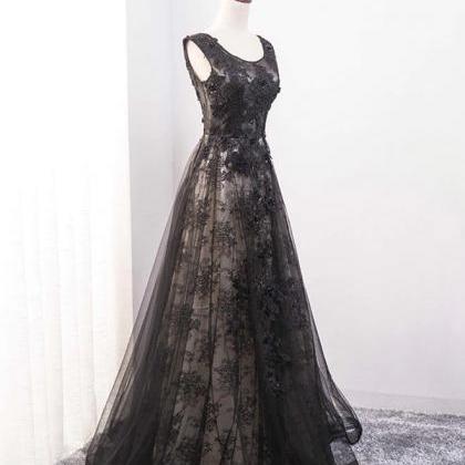 Prom Dresses,lace Floor Length Prom Dress, Evening..
