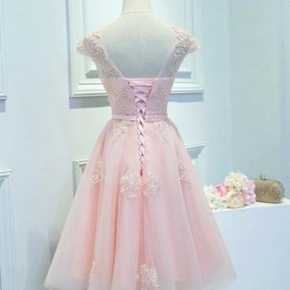 Homecoming Dresses,lace Tulle Short Prom Dress,..