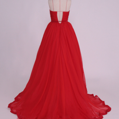 High Low Prom Dresses,chiffon Prom Dress,red Prom..