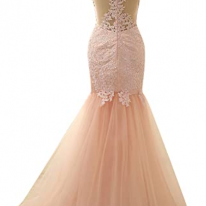 Prom Dress Formal Evening Gowns Lace Long Mermaid..