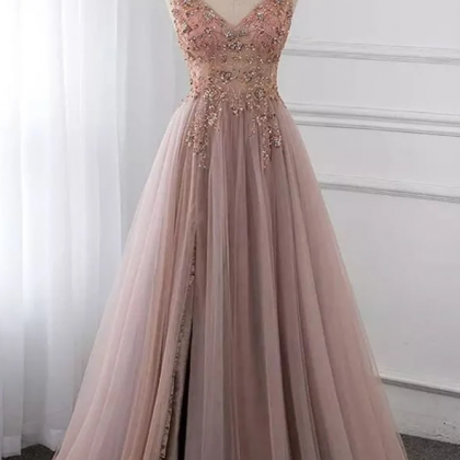 Prom Dress Wedding Slit Dress Ball Gown..