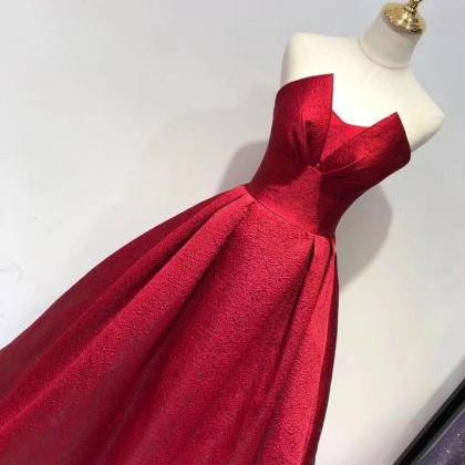 Prom Dresses,satin Floor Length Party Gown, Prom..