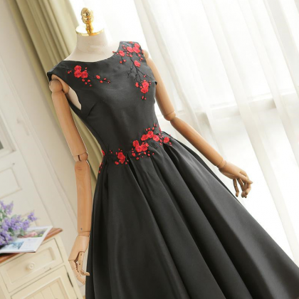 Homecoming Dresses,vintage Style Tea Length..