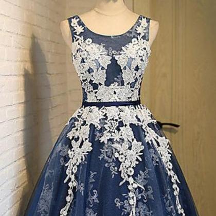Scoop Homecoming Dressshort Prom Dresses,a Line..