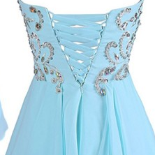 Lovely Blue Short Prom Dresses, Homecoming..