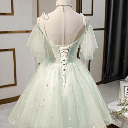 Beautiful Homecoming Dresses,sweet Dress,mint..