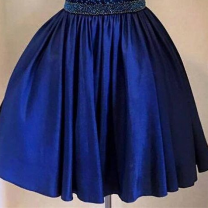 Royal Blue Homecoming Dresses,halter Homecoming..