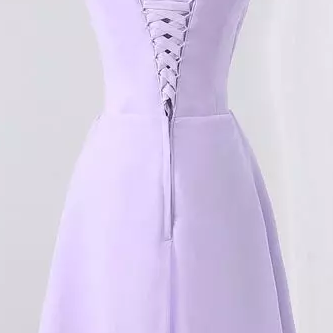 Lilac Short Graduation Dresses