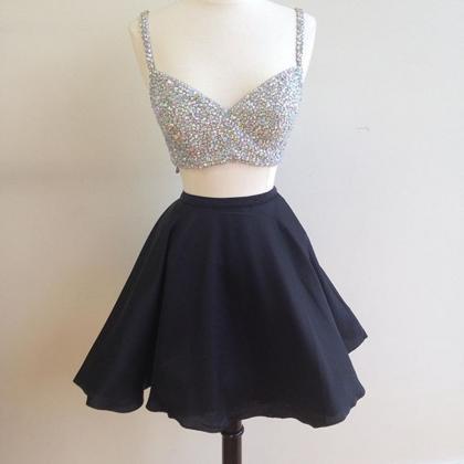 Sexy Prom Dress,cute Prom Gown,two Piece Prom..