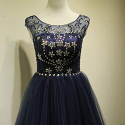 Royal Blue Prom Dresses,cute Tulle Prom Dress,..