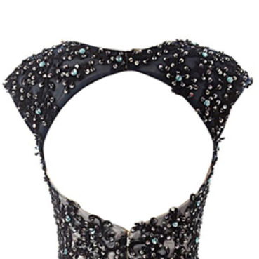 Black Princess Homecoming Dresses With Sparkly..