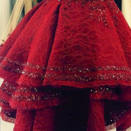 Sweetheart Prom Dress,sequins Prom Dress,red Prom..