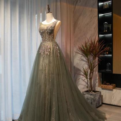 Style, V-neck Prom Dress,fairy Elegant Dress