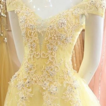 Cap Sleeves Formal Prom Dress, Modest Beautiful..