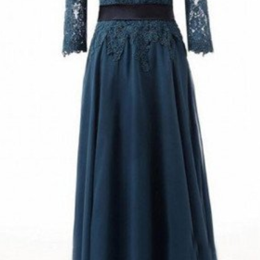 Elegant Sweetheart Chiffon And Lace Formal Prom..